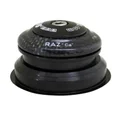 JEU DIRECTION SEMI INTEGRE 1"1/8 RAZ ALU (CUVETTE SUPERIEURE 44mm ET AHEADSET 1"1/2 CUVETTE INFERIEURE 56mm) STRONGLIGHT MEGA OVERSIZE CUVETTE SUPERIEURE CARBONE
