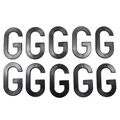 LETTRE PLAQUE TIFLEX  MOTO/SCOOTER 45mm  G  (VENDU PAR 10)