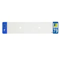PLASTIC STRIP FOR BLANK PVC LICENSE PLATE (CAR FORMAT 520X110)-DEPT 79/EUROPE (SOLD PER UNIT)