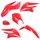 FAIRINGS/BODY PARTS FOR DERBI 50 SENDA DRD 2011> GLOSS RED (6 PARTS KIT)  -P2R-