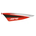 AUTOCOLLANT/STICKER/DECOR AILE ARRIERE GAUCHE ORIGINE PIAGGIO APRILIA 50 SR MOTARD 2018> BLANC 544/ROUGE 885/A  -2H002287000A1-