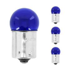AMPOULE/LAMPE STANDARD 12V 10W CULOT BA15s NORME R10W GRAISSEUR  BLEU (CLIGNOTANT) (x4) **  -REPLAY-