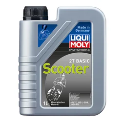HUILE MOTEUR 2 TEMPS LIQUI MOLY SEMISYNTH BASIC SCOOTER 2T (1 L) MINERALE