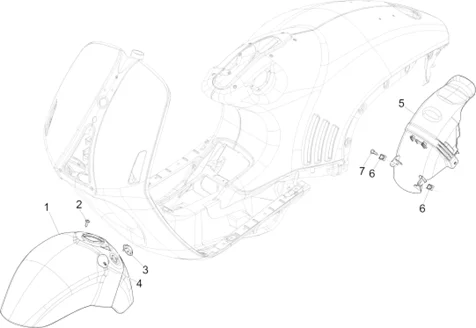 Logement roue - Garde boue