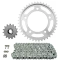 KIT CHAINE ADAPTABLE HONDA 500 CBF 2004>2007  525  15x41  (DIAM COURONNE 112/138/12.25)  (DEMULTIPLICATION ORIGINE)  -AFAM-