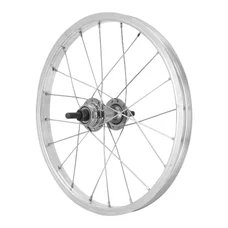 ROUE CITY 16" x 1.75 ALU ARRIERE MOY ACIER 110 mm AXE PLEIN ROUE LIBRE 1V.