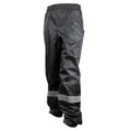 PANTALON DE PLUIE WATERPROOF NOIR AVEC REFLECTEUR TAILLE XL (HOMOLOGUE CE) -TAILLE 1.78 à 1.88m