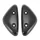 CARENAGE/PAD SCOOT ADAPTABLE MBK 50 STUNT/YAMAHA 50 SLIDER ARRIERE NOIR TEINTE MASSE (PAIRE)  -P2R-