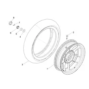 Roue arrière