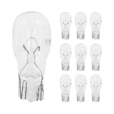 AMPOULE/LAMPE STANDARD 12V 10W CULOT W2,1x9,5d NORME T13 WEDGE BLANC (CLIGNOTANT) (BOITE DE 10)  -P2R-