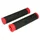 POIGNEE VTT PROGRIP 808 NOIR/ROUGE Ø22mm L120mm (PAIRE)