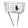 FRONT BASKET- STEEL BASIL ROBIN - CHROME STEEL (MAX LOAD10KGS) (47X31X25)