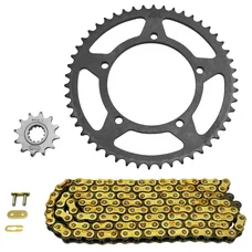 KIT CHAINE ADAPTABLE MBK 50 X-LIMIT SUPERMOTO 2002 / YAMAHA 50 DT R 2002  420  12x50  (DIAM COURONNE 105/120/8.5)  (DEMULTIPLICATION ORIGINE)  -AFAM-