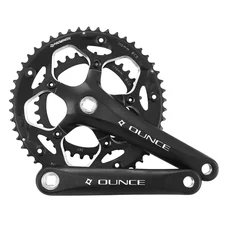 CHAINSET FOR ROAD BIKE- 9/10 Speed BLACK COMPACT 170mm 34-50  -SELECTION P2R- (BOTTOM BRACKET 110mm)