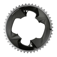 PLATEAU ROUTE 4BRA D.107 POUR SRAM ORIGINE 46DTS EXTERIEUR FORCE AXS ALU GRIS/NOIR 12V.