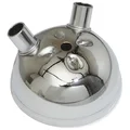 EMBOUT DE POT CYCLO ADAPTABLE PEUGEOT 103 DOUBLE SORTIE CHROME  -SELECTION P2R-