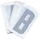 LETTRE PLAQUE PVC MOTO/SCOOTER 45mm  B  (VENDU PAR 10)