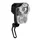 ECLAIRAGE VELO VAE / E-BIKE AVANT SUR FOURCHE AXA PICO 30-E 6/42V 30LUX NOIR AVEC BOUTON ON/OFF COMPATIBLE DYNAMO - POUR VOIR A 50M ET VISIBLE A 3KMS