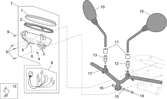 Guidon-tableau de bord