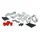 KIT VISSERIE POUR PLATINE MEDIUM/BIG M/B TOP CASE SHAD SH39/40/45/46/47/48/50/58/59 (D1B40BOR)