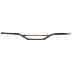 GUIDON 50 A BOITE KRM PRO RIDE DIAM 22,2mm ALU NOIR/ROUGE