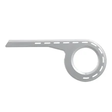 PARE/CARTER CHAINE PISTOLET HEBIE ARGENT PLATEAU 44-48D. (VENDU A L UNITE)  -  ajouter fixation ref 178275 et en option ref 178274