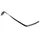 FRONT FAIRING EDGE-LEFT - BLACK "PIAGGIO GENUINE PART" 50-125 VESPA SPRINT, PRIMAVERA  -CM2984025-