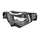 MASQUE/LUNETTES CROSS PROGRIP 3309 TR RAPID GRIS/NOIR/BLANC ECRAN TRANSPARENT ANTI-RAYURES/ANTI U.V./ANTI-BUEE (HOMOLOGUE CE-EN-N° AC-96025 REV.2)