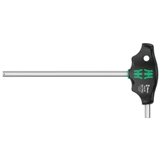 CLE ALLEN/6 PANS MANCHE EN T WERA 454 HEX PLUS  8x200mm NOIR/VERT (VENDU A L'UNITE)  -MARQUE ALLEMANDE POUR LES ATELIERS-