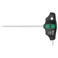 CLE TORX MANCHE EN T WERA 467 HEX PLUS T6x100mm NOIR/VERT (AVEC SUPPORT) (SET 7 PIECES)  -MARQUE ALLEMANDE POUR LES ATELIERS-