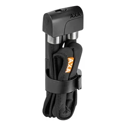 ANTIVOL VELO PLIABLE/PLIANT AXA FOLDABLE 6-95 A CLE DIAM 6mm L0.95M NOIR (AVEC FIXATIONS SUR CADRE) - SECURITE NIVEAU 7/15 - HOMOLOGUE FUB 1 ETOILE