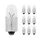 LIGHT BULB 12V  3W STANDART T4W FOOT BA9S - CLEAR (PARKING LIGHT) (SOLD PER 10)  -FLOSSER-
