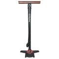 POMPE A PIED ZEFAL PROFIL MAX FP60 CORPS ALU NOIR MAT MANOMETRE 12BARS RACCORD SWITCH VP/VS MANCHE EN BOIS - MADE IN FRANCE