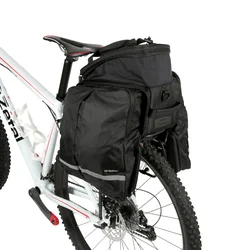TOP-RACK TOURING  BAG FOR CYCLING -REAR- ZEFAL Z TRAVELER 80 - UNIVERSAL 32L POLYESTER WATERPROOF-BLACK(32x23x21,5cm)