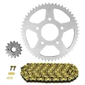 KIT CHAINE ADAPTABLE HONDA 125 XL R 1982>1997  428  15x53  (DIAM COURONNE 64/96/10.5)  (DEMULTIPLICATION ORIGINE)  -AFAM-