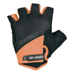 GANTS VELO COURT GIST D-GRIP GEL ETE ORANGE FLUO S (PAIRE SUR CARTE) AVEC VELCRO -5511