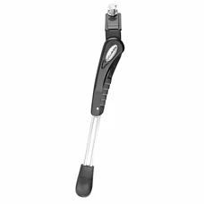 KICKSTAND FOR BICYCLE - NEWTON - 26-28 " REINFORCED - ADJUSTABLE - ALUMINIUM- BLACK/SILVER