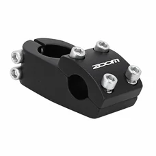STEM FOR BMX - ZOOM AHEADSET FOR BAR Ø  22.2mm - Long 48 mm -4 SCREWS - For Ø 1" and 1 1/8 - BLACK