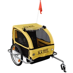 REMORQUE ENFANT COUVERTE 2 PLACES MAXI. 40KGS (L60xl74xH58)