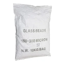 ABRASIVE GLASS MICOBEADS FOR BLASTING CABINET (BAG 10 Kg)