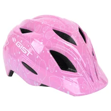 CASQUE VELO ENFANT GIST WELLY ROSE AVEC MOTIFS TAILLE 47-52 cm AVEC MOLETTE ET ECLAIRAGE LED