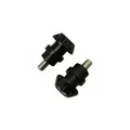 DIABOLO FOR PADDOCK STAND M10 - BLACK- FOR KAWASAKI (WITH CHC CONTERSUNK SCREW)  -AVOC- (PAIR)