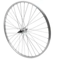 WHEEL FOR TREKKING/URBAN BIKE- 700X28-35 REAR - FULL ALUMINIUM - SOLID SPINDLE FREEWHEEL 7/6 Speed (SOLD WITHOUT NUT Ø10X100)