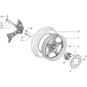 Roue arrière
