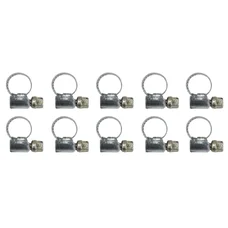 WORM DRIVE HOSE CLAMP 8X12 - WIDTH 9 mm - 10 IN A PACK. - P2R SELECTION