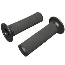 GRIP- PROGRIP ON ROAD 722 SINGLE DENSITY FOAM BLACK 125mm CLOSED END (PAIR) (ROAD BIKE)