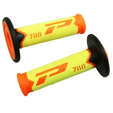 GRIP- PROGRIP OFF ROAD 788 TRIPLE DENSITY SPECIAL EDITION  FLUO ORANGE/YELLOW/BLACK 115mm (PAIR) (CROSS/MX)