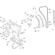 Courroie de distribution et couvercle