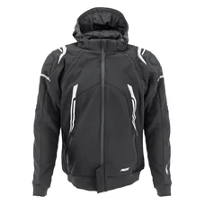 VESTE/BLOUSON ADX RSX NOIR/BLANC   M  AVEC CAPUCHE AMOVIBLE (AVEC PROTECTIONS/SANS PLAQUE DORSALE)  (HOMOLOGUE NF EN 17092-4 : 2020)