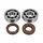 BEARING FOR CRANKSHAFT+SEALS FOR 50CC MOTORBIKE ARTEK FOR MINARELLI 50 AM6/MBK 50 X-POWER/YAMAHA 50 TZR/PEUGEOT 50 XPS, XR6/RIEJU 50 RS1/BETA 50 RR (BEARING KIT 6303 TPI POLYAMID C4 +  VITON SEALS)
